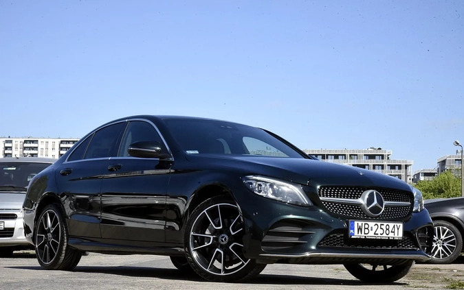 Mercedes-Benz Klasa C cena 126688 przebieg: 110196, rok produkcji 2018 z Nowogród małe 436
